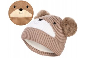 Kepurė vaikams Moraj Teddy Bear, ruda цена и информация | Шапки, перчатки, шарфики для новорожденных | pigu.lt