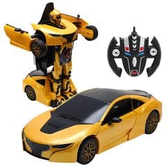 Автомобиль-робот-трансформер Costway, желтый цена и информация | Игрушки для мальчиков | pigu.lt