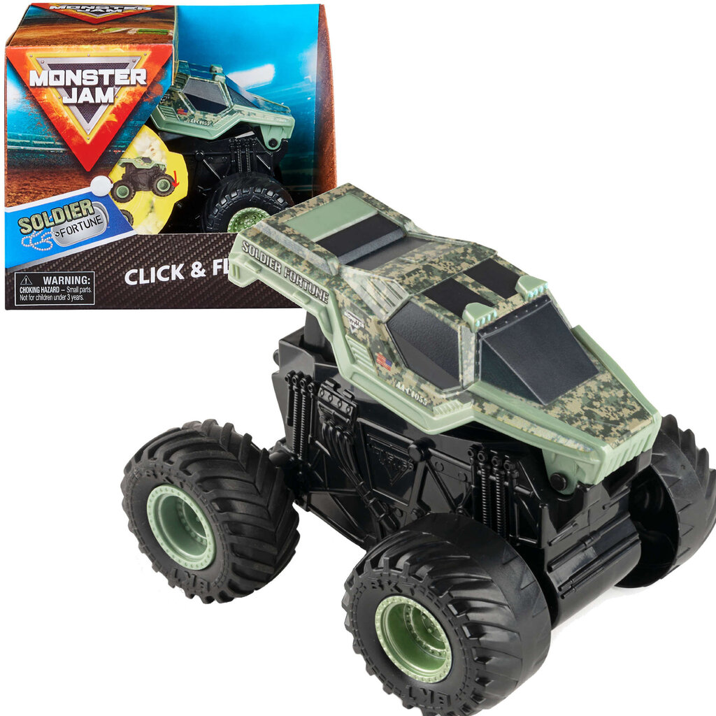 Automobilis Spin Master Monster Jam Soldier Fortune 1:43 цена и информация | Žaislai berniukams | pigu.lt