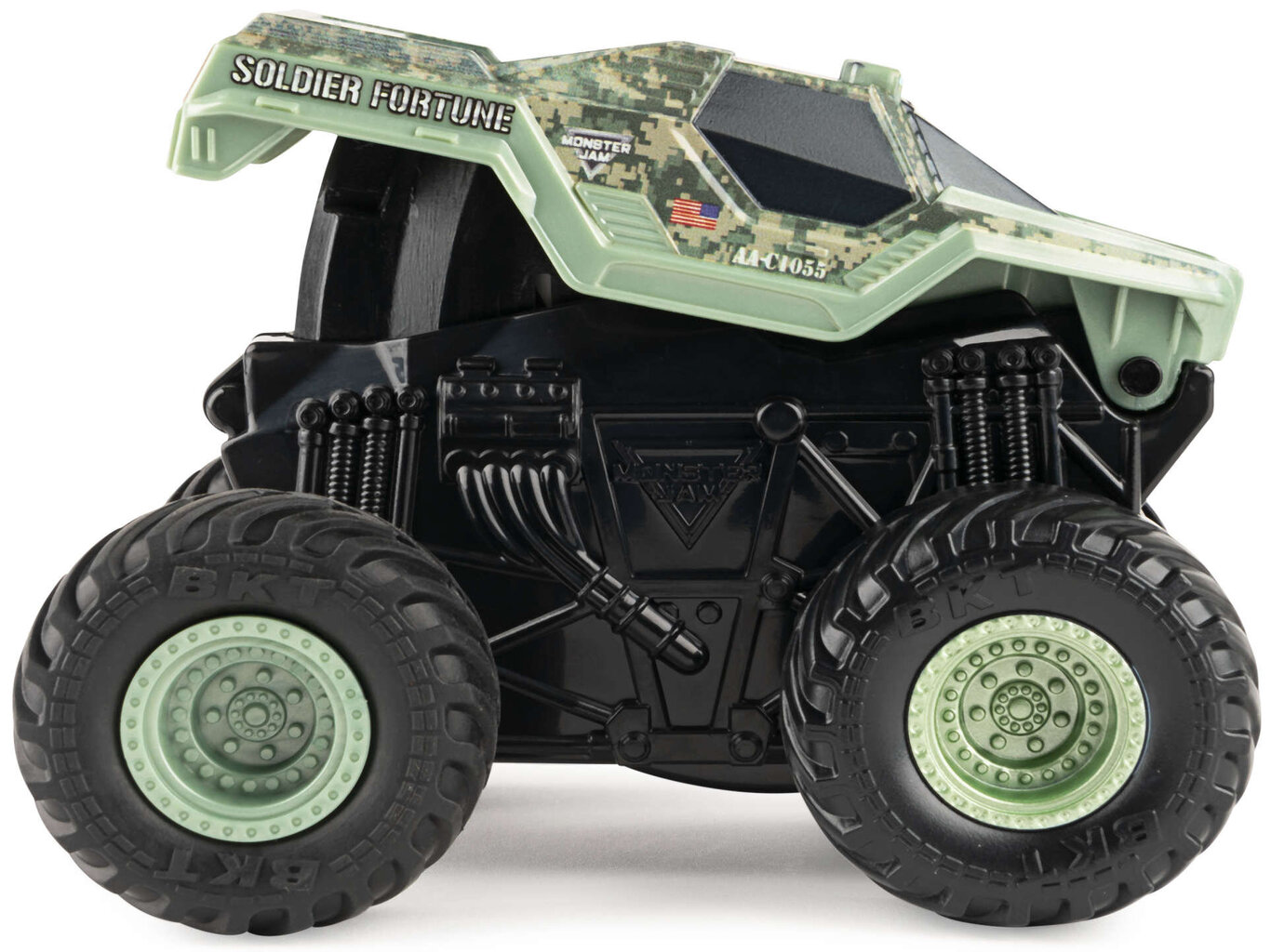 Automobilis Spin Master Monster Jam Soldier Fortune 1:43 цена и информация | Žaislai berniukams | pigu.lt