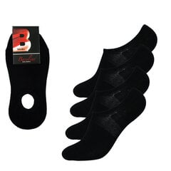 Мужские подследники Bisoks, 11256 чёрные, 4 пары цена и информация | Мужские носки | pigu.lt