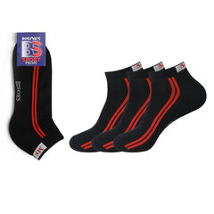 Sportinės kojinės vyrams Bisoks 12275, juodos, 3 poros kaina ir informacija | Vyriškos kojinės | pigu.lt