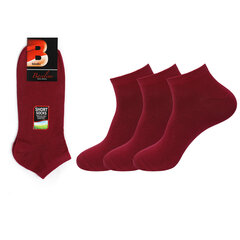 Kojinės vyrams Bisoks 12301, raudonos, 3 poros kaina ir informacija | Vyriškos kojinės | pigu.lt