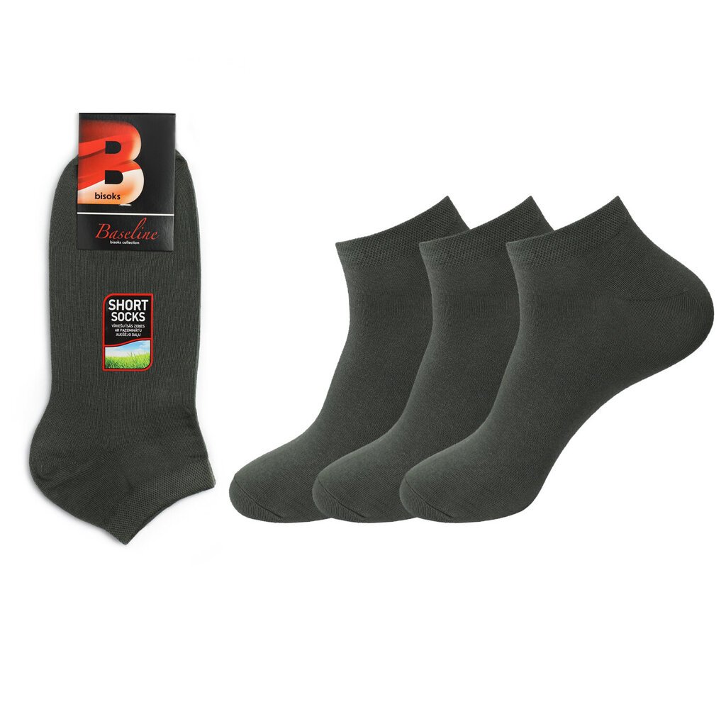 Kojinės vyrams Bisoks 12301, žalios, 3 poros kaina ir informacija | Vyriškos kojinės | pigu.lt