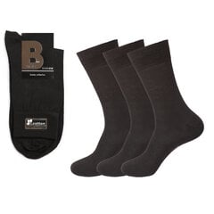 Мужские классические носки Bisoks 12313 коричневые, 3 пары цена и информация | Мужские носки | pigu.lt