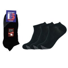 Sportinės kojinės vyrams Bisoks 12331, juodos, 3 poros kaina ir informacija | Vyriškos kojinės | pigu.lt