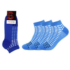 Мужские короткие носки Bisoks 12332 синие, 3 пары цена и информация | Мужские носки | pigu.lt
