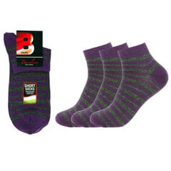 Kojinės vyrams Bisoks 12335, violetinės, 3 poros kaina ir informacija | Vyriškos kojinės | pigu.lt