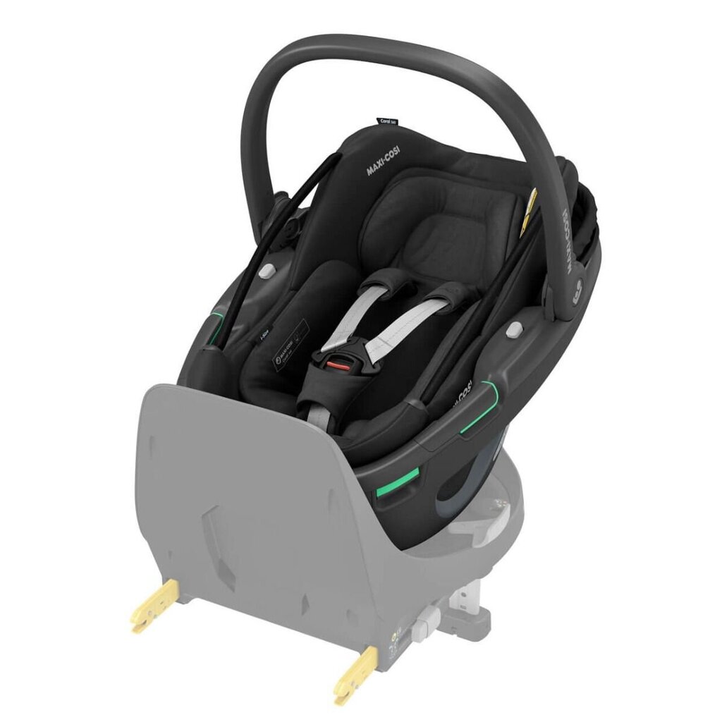 Maxi-Cosi automobilinė kėdutė Coral 360 i size, 0-13 kg, Grey Black Shell kaina ir informacija | Autokėdutės | pigu.lt