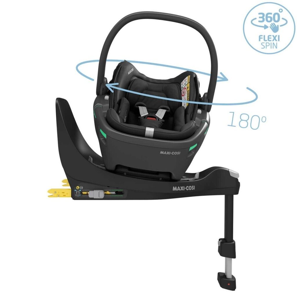 Maxi-Cosi automobilinė kėdutė Coral 360 i size, 0-13 kg, Grey Black Shell цена и информация | Autokėdutės | pigu.lt