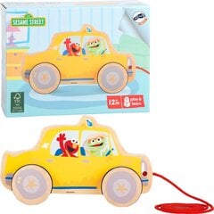 Medinis taksi automobilis Small Foot Sesame Street цена и информация | Игрушки для мальчиков | pigu.lt