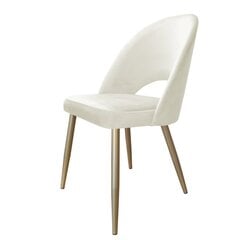 Kėdė Decorates Tillo Gold, balta kaina ir informacija | Virtuvės ir valgomojo kėdės | pigu.lt