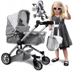 Многофункциональный набор коляски для кукол, 2 в 1. цена и информация | Игрушки для девочек | pigu.lt
