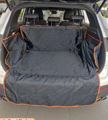 Водонепроницаемый коврик для животных в багажник, 180x105x0,3 см, чёрный цена и информация | Дорожные принадлежности | pigu.lt