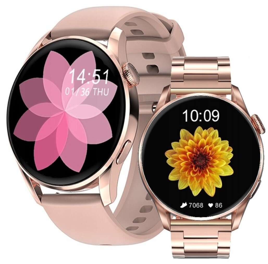 Zaxer ZT3 Gold kaina ir informacija | Išmanieji laikrodžiai (smartwatch) | pigu.lt