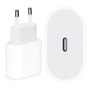 Iphone Quick Charger Cube 20w + кабель 1m / Usb-C - Освещение Iphone цена и информация | Зарядные устройства для телефонов | pigu.lt