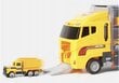 Žaislinis sunkvežimis vilkikas su statybinėmis mašinomis цена и информация | Žaislai berniukams | pigu.lt