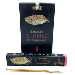 Smilkalų lazdelės Wild Rose, Banjara Tribal, 35g kaina ir informacija | Namų kvapai | pigu.lt