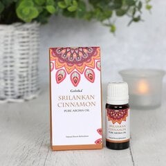 Grynas aromatinis aliejus Sri Lankan Cinnamon, Goloka, 10ml цена и информация | Эфирные, косметические масла, гидролаты | pigu.lt