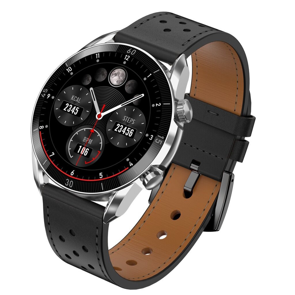 Garett V10 Silver/Black kaina ir informacija | Išmanieji laikrodžiai (smartwatch) | pigu.lt