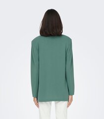 Длинный однотонный женский пиджак JDY 15287345*02, зелёный/nor 5715414189764 цена и информация | Женские пиджаки | pigu.lt