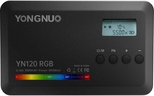 Yongnuo video light LED YN120 RGB WB цена и информация | Фильтры для объективов | pigu.lt