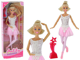 Lėlė Anlily balerina Lean Toys, 30x7x5 cm, 2 d. kaina ir informacija | Žaislai mergaitėms | pigu.lt