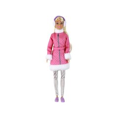 Lėlė Anlily su rožiniu paltuku Lean Toys цена и информация | Игрушки для девочек | pigu.lt