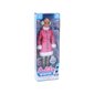 Lėlė Anlily su rožiniu paltuku Lean Toys цена и информация | Žaislai mergaitėms | pigu.lt