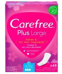 Įklotai Carefree Plus Large, 48 vnt. kaina ir informacija | Tamponai, higieniniai paketai, įklotai | pigu.lt