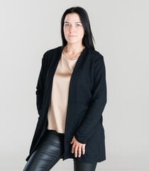 Zabaione женский кардиган TRENTO KARD*01, черный 4067218459255 цена и информация | Женские пиджаки | pigu.lt