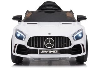 Vienvietis vaikiškas elektromobilis Mercedes AMG GT R, baltas kaina ir informacija | Elektromobiliai vaikams | pigu.lt