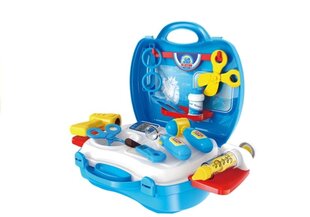 Medicinos įrankių rinkinys dėkle, mėlynas kaina ir informacija | Žaislai mergaitėms | pigu.lt