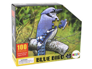 Dėlionė LeanToys Mėlynas paukštis, 100 d. kaina ir informacija | Dėlionės (puzzle) | pigu.lt