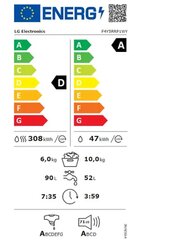 LG F4Y5RRP1WY kaina ir informacija | Skalbimo mašinos | pigu.lt