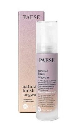 Makiažo pagrindas Paese Nanorevit Natural Finish Longwear Everyday Foundation, 1,5 Nude, 30 ml kaina ir informacija | Makiažo pagrindai, pudros | pigu.lt