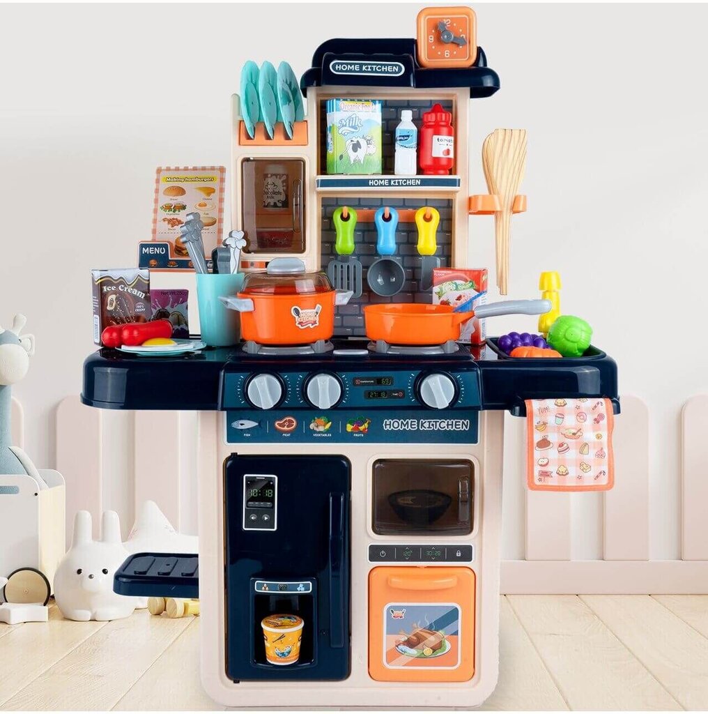 Vaikiška virtuvė su šviesa ir garsu, 42 d. kaina ir informacija | Žaislai mergaitėms | pigu.lt