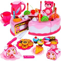 Žaislinis pjaustomas gimtadienio tortas, 80 d. kaina ir informacija | Žaislai mergaitėms | pigu.lt