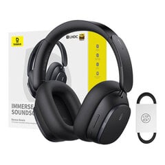 Baseus Bowie H1 Wireless Headphones Bluetooth 5.2 (black) цена и информация | Наушники | pigu.lt