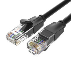 UTP Category 6 Network Cable Vention IBEBK 8m Black цена и информация | Кабели и провода | pigu.lt