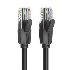 UTP Category 6 Network Cable Vention IBEBK 8m Black цена и информация | Кабели и провода | pigu.lt