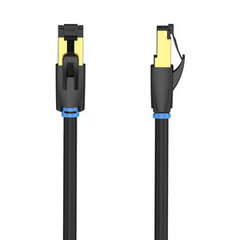 Category 8 SFTP Network Cable Vention IKABF 1m Black цена и информация | Кабели и провода | pigu.lt