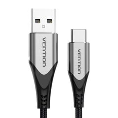 USB 2.0 A to USB-C 3A cable 0.5m Vention CODHD gray цена и информация | Кабели для телефонов | pigu.lt