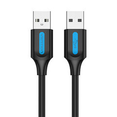 USB 2.0 cable Vention COJBI 3m Black PVC цена и информация | Кабели и провода | pigu.lt