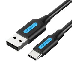 USB 2.0 A to USB-C 3A cable 1.5m Vention COKBG black цена и информация | Кабели для телефонов | pigu.lt