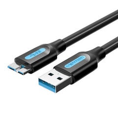 Vention USB 3.0/micro-B, 0.25 m kaina ir informacija | Kabeliai ir laidai | pigu.lt