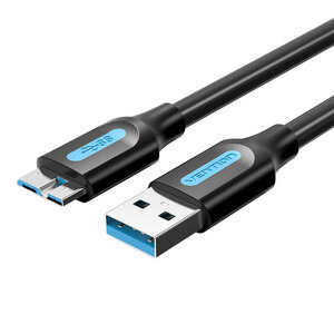 Vention USB 3.0/micro-B, 3 m цена и информация | Kabeliai ir laidai | pigu.lt