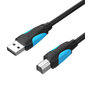 Vention USB 2.0/USB-B, 10 m kaina ir informacija | Kabeliai ir laidai | pigu.lt