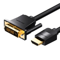 Vention ABFBI, HDMI - DVI, 3 m kaina ir informacija | Kabeliai ir laidai | pigu.lt