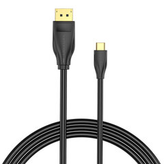 Vention CGYBG, USB-C - DisplayPort, 1.5 m цена и информация | Кабели и провода | pigu.lt